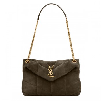 생로랑 퍼퍼 스웨이드 체인 숄더백 577476