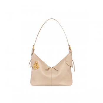 디올 보야주(Dior Voyage) 그레인 카프스킨 숄더백 블러시 베이지 스몰 M2846KS1780